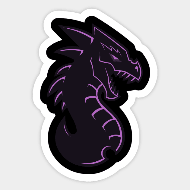 Shans Dragon Logo Sticker by ShansImmortalTV